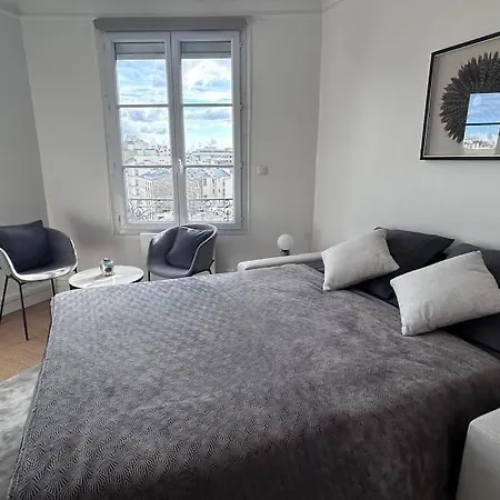 Elegant Eiffel Tower View Flat Lejlighed *